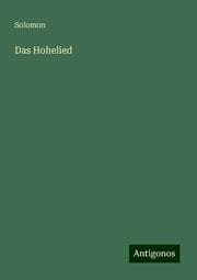 Cover von Das Hohelied