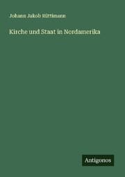 Cover von Kirche und Staat in Nordamerika