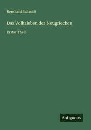 Cover von Das Volksleben der Neugriechen