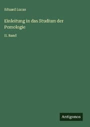 Cover von Einleitung in das Studium der Pomologie