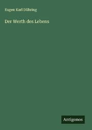 Cover von Der Werth des Lebens