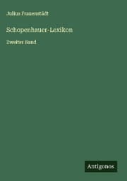Cover von Schopenhauer-Lexikon
