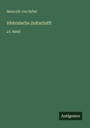 Cover von Historische Zeitschrift