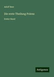 Cover von Die erste Theilung Polens