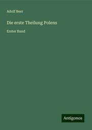 Cover von Die erste Theilung Polens