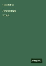 Cover von Forstzoologie