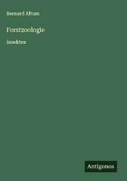 Cover von Forstzoologie