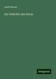 Cover von Die Gedichte des Horaz