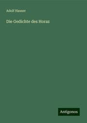 Cover von Die Gedichte des Horaz