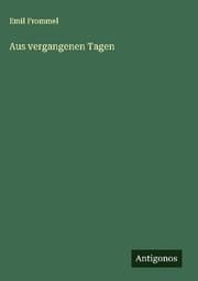 Cover von Aus vergangenen Tagen