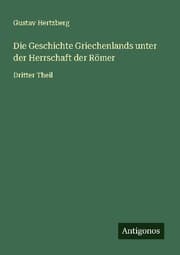 Cover von Die Geschichte Griechenlands unter der Herrschaft der Römer