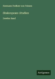 Cover von Shakespeare-Studien
