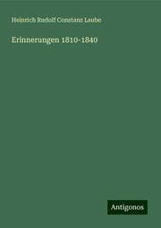 Cover von Erinnerungen 1810-1840