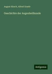 Cover von Geschichte der Augenheilkunde