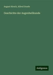 Cover von Geschichte der Augenheilkunde