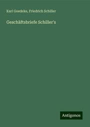 Cover von Geschäftsbriefe Schiller's