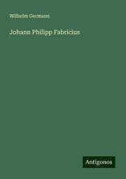 Cover von Johann Philipp Fabricius