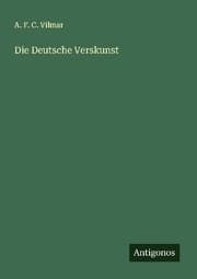 Cover von Die Deutsche Verskunst