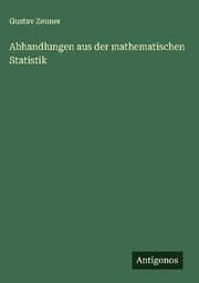 Cover von Abhandlungen aus der mathematischen Statistik