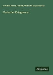 Cover von Abriss der Kriegskunst