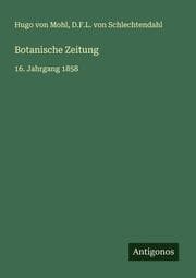 Cover von Botanische Zeitung