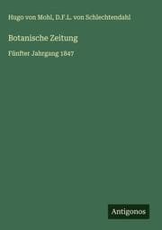 Cover von Botanische Zeitung