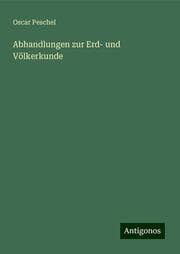 Cover von Abhandlungen zur Erd- und Völkerkunde