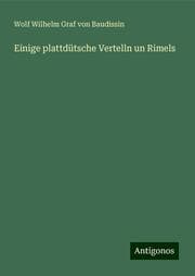 Cover von Einige plattdütsche Vertelln un Rimels