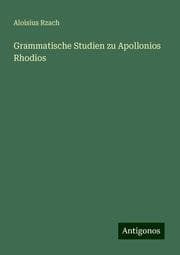 Cover von Grammatische Studien zu Apollonios Rhodios