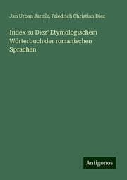 Cover von Index zu Diez' Etymologischem Wörterbuch der romanischen Sprachen
