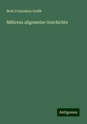 Cover von Mährens allgemeine Geschichte