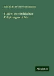 Cover von Studien zur semitischen Religionsgeschichte