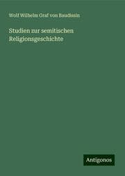Cover von Studien zur semitischen Religionsgeschichte