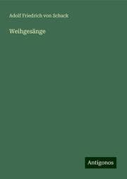 Cover von Weihgesänge
