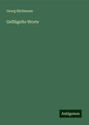 Cover von Geflügelte Worte