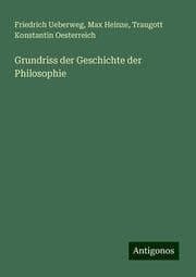 Cover von Grundriss der Geschichte der Philosophie