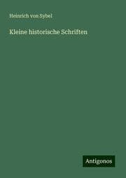 Cover von Kleine historische Schriften