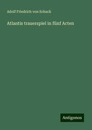 Cover von Atlantis trauerspiel in fünf Acten