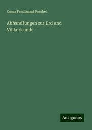 Cover von Abhandlungen zur Erd und Völkerkunde