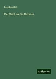 Cover von Der Brief an die Hebräer