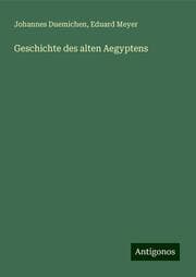Cover von Geschichte des alten Aegyptens