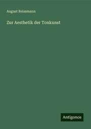 Cover von Zur Aesthetik der Tonkunst