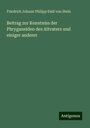 Cover von Beitrag zur Kenntniss der Phryganeiden des Altvaters und einiger anderer
