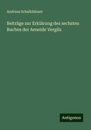 Cover von Beiträge zur Erklärung des sechsten Buches der Aeneide Vergils