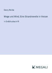Cover von Woge und Wind; Eine Strandnovelle in Versen