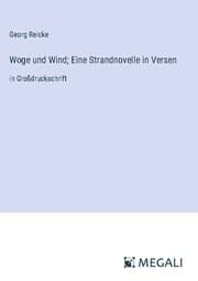 Cover von Woge und Wind; Eine Strandnovelle in Versen