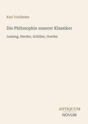 Cover von Die Philosophie unserer Klassiker
