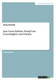 Cover von Jane Laura Addams. Kampf um Gerechtigkeit und Frieden
