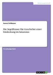 Cover von Die Segelflosser. Die Geschichte einer Entdeckung im Amazonas
