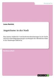 Cover von Angsträume in der Stadt
